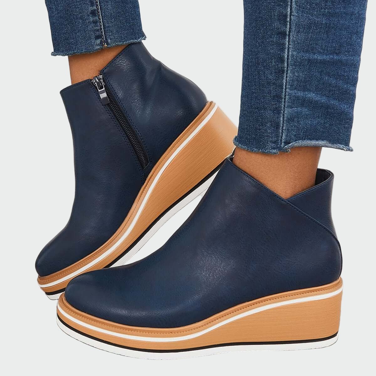 Botins de couro ortopédicos - | Benedita Lisboa