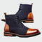 Botins de couro Oxford - | Benedita Lisboa