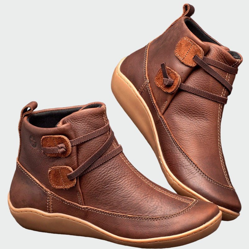 Botins ortopédicos de couro premium - | Benedita Lisboa