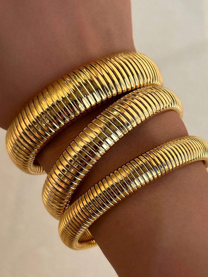 Bracelete canelada - | Benedita Lisboa