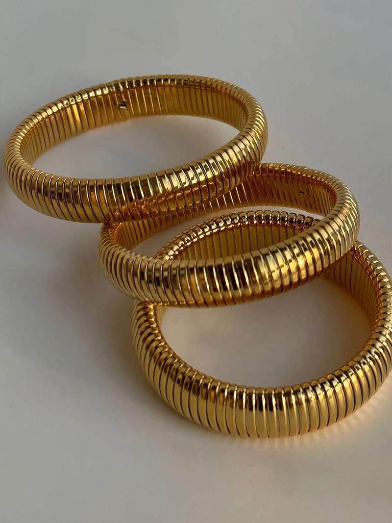 Bracelete canelada - | Benedita Lisboa