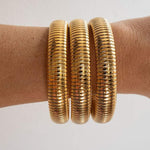 Bracelete canelada - | Benedita Lisboa