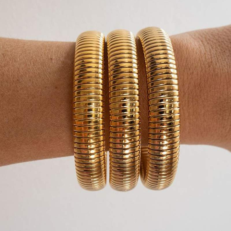 Bracelete canelada - | Benedita Lisboa