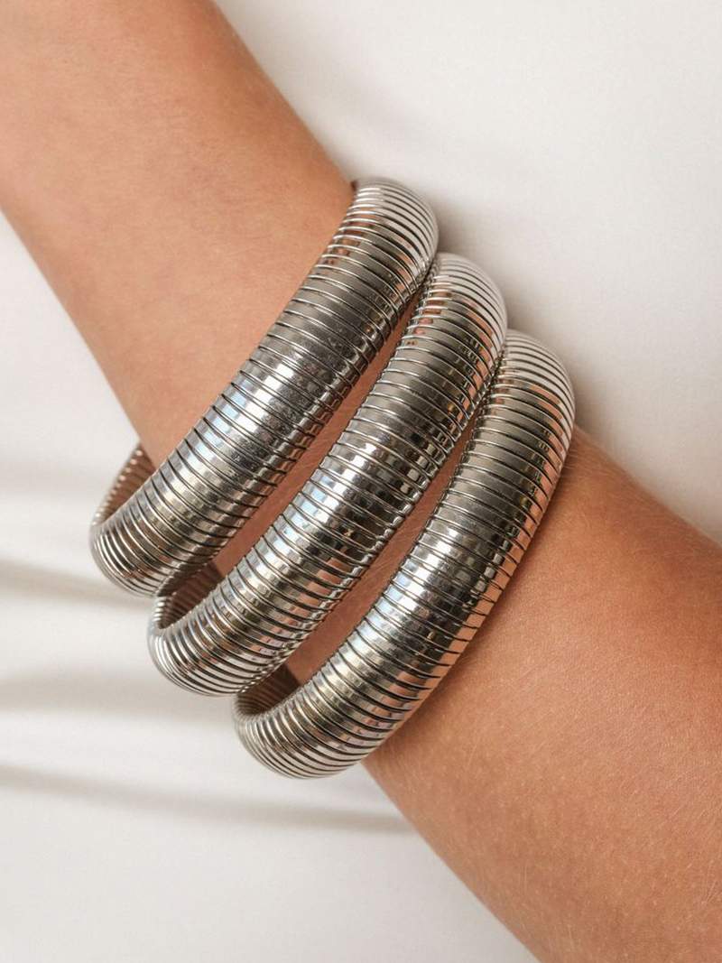 Bracelete canelada - | Benedita Lisboa