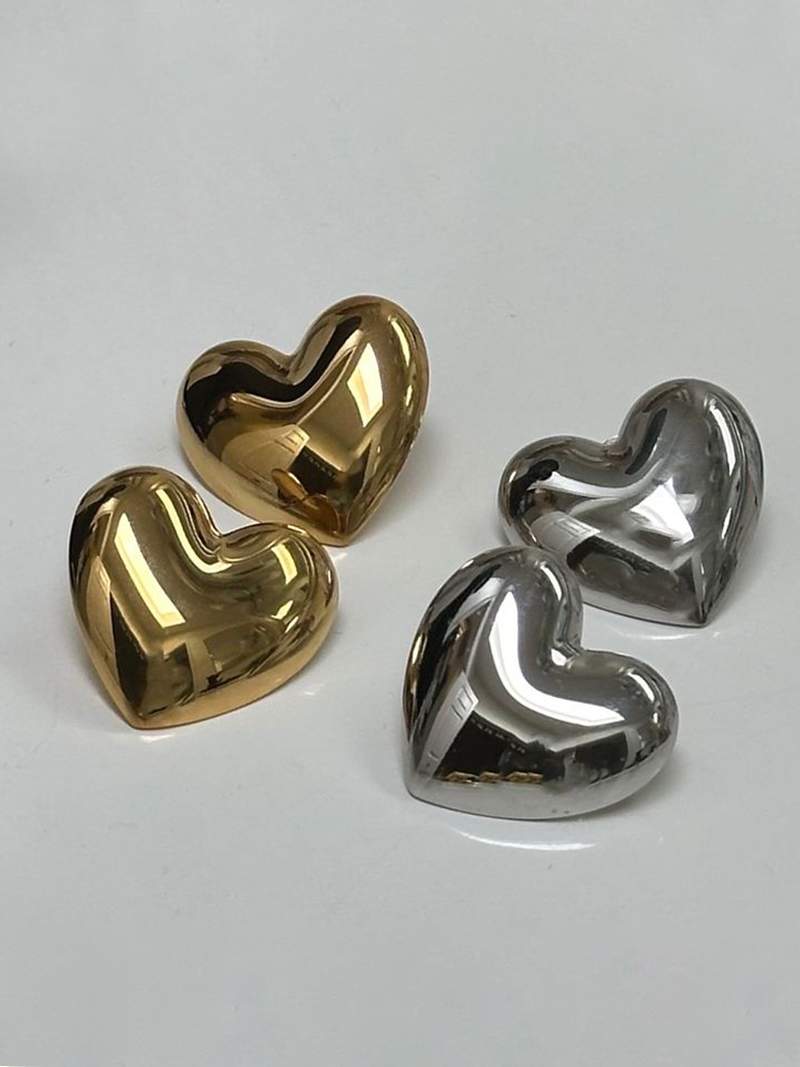 Brincos Heart - | Benedita Lisboa
