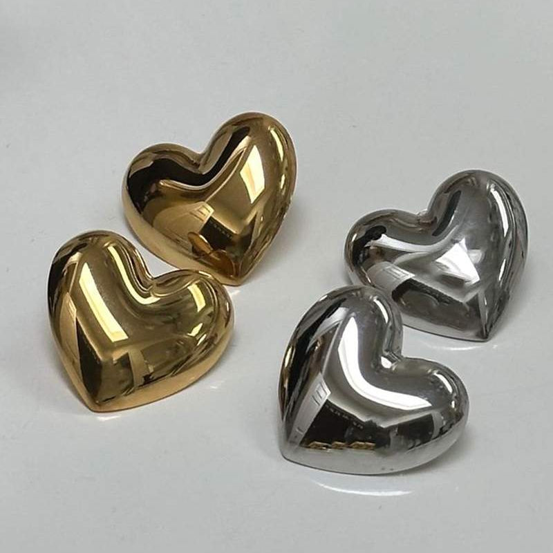 Brincos Heart - | Benedita Lisboa