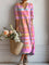 Bruna™ | Vestido Boho Longo de Riscas Pastel - Vestido | Benedita Lisboa