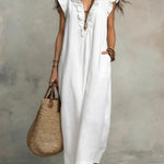 CAMÉLIA™ - VESTIDO MAXI DE VERÃO ELEGANTE - | Benedita Lisboa