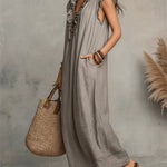 CAMÉLIA™ - VESTIDO MAXI DE VERÃO ELEGANTE - | Benedita Lisboa