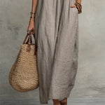 CAMÉLIA™ - VESTIDO MAXI DE VERÃO ELEGANTE - | Benedita Lisboa