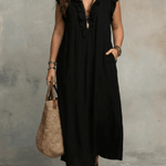 CAMÉLIA™ - VESTIDO MAXI DE VERÃO ELEGANTE - | Benedita Lisboa