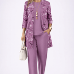 Camila™ | Conjunto de 3 Peças Roxo - | Benedita Lisboa