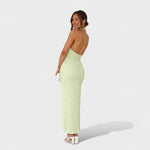 Camila™ | Vestido comprido com pregas - | Benedita Lisboa