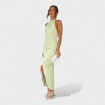 Camila™ | Vestido comprido com pregas - | Benedita Lisboa