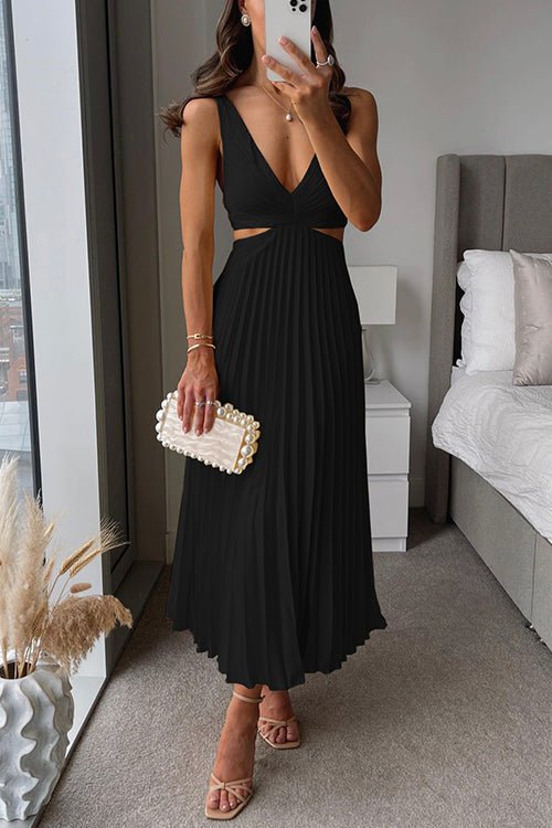 Camilla™ | Vestido Sem Mangas /Midi - | Benedita Lisboa