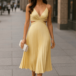 Camilla™ | Vestido Sem Mangas /Midi - | Benedita Lisboa