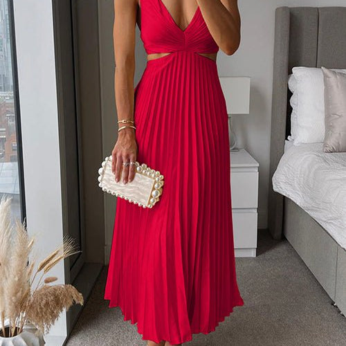 Camilla™ | Vestido Sem Mangas /Midi - | Benedita Lisboa