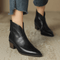 Camille™ | Botins de Luxo com Salto Baixo - | Benedita Lisboa