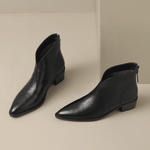 Camille™ | Botins de Luxo com Salto Baixo - | Benedita Lisboa