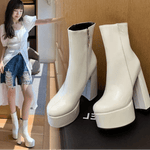 Carina™ | Botas com plataforma super alta com charme e confiança - | Benedita Lisboa