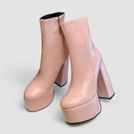 Carina™ | Botas com plataforma super alta com charme e confiança - | Benedita Lisboa
