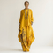 Cariola | Conjunto de Algodão-Seda em Dois Peças com Tunica Assimétrica - | Benedita Lisboa
