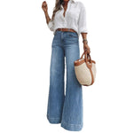 Carla™ | Jeans Slim Vintage Lavadas - 0 | Benedita Lisboa