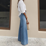 Carla™ | Jeans Slim Vintage Lavadas - 0 | Benedita Lisboa