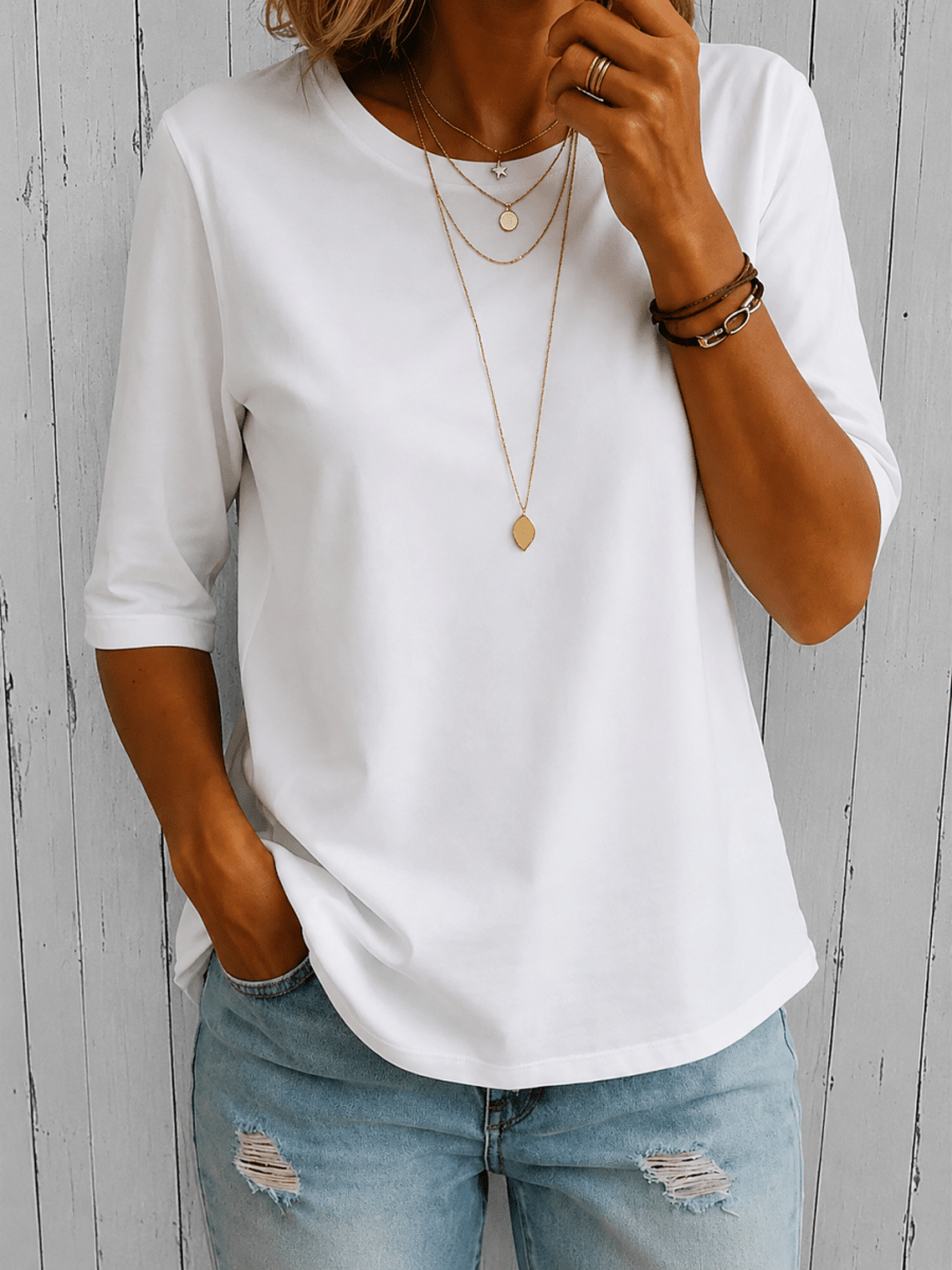 Carla™ | T-Shirt Ultra Comfort - | Benedita Lisboa