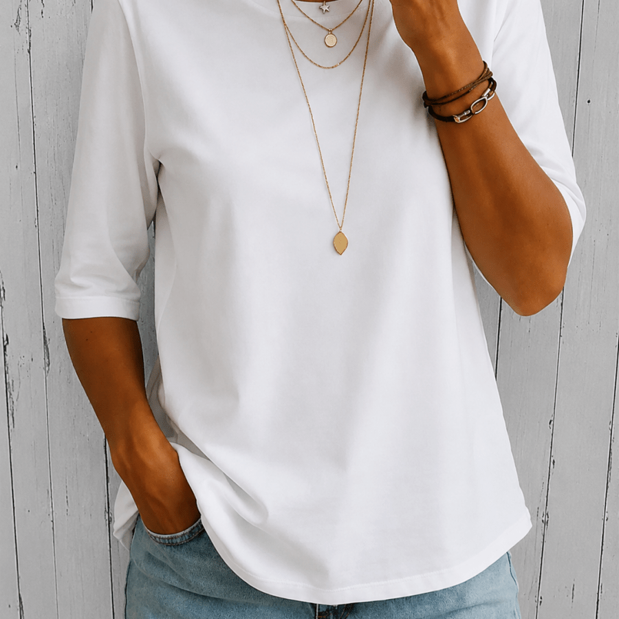 Carla™ | T-Shirt Ultra Comfort - | Benedita Lisboa