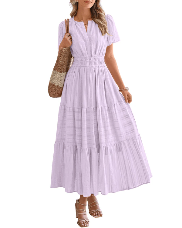 Carla™ | Vestido Boho Elegante, Confortável e Ideal para Dias Quentes - | Benedita Lisboa