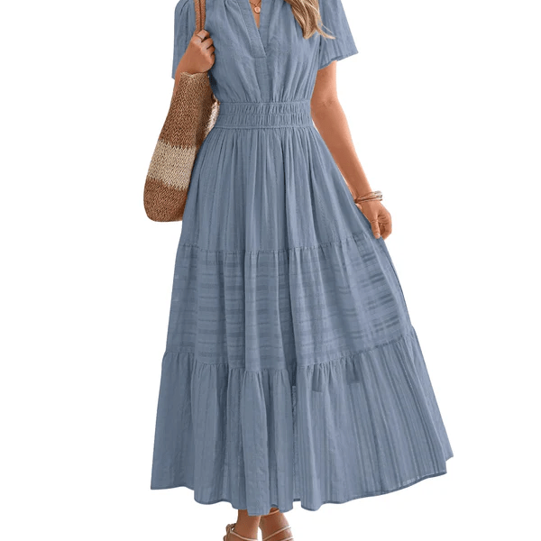 Carla™ | Vestido Boho Elegante, Confortável e Ideal para Dias Quentes - | Benedita Lisboa
