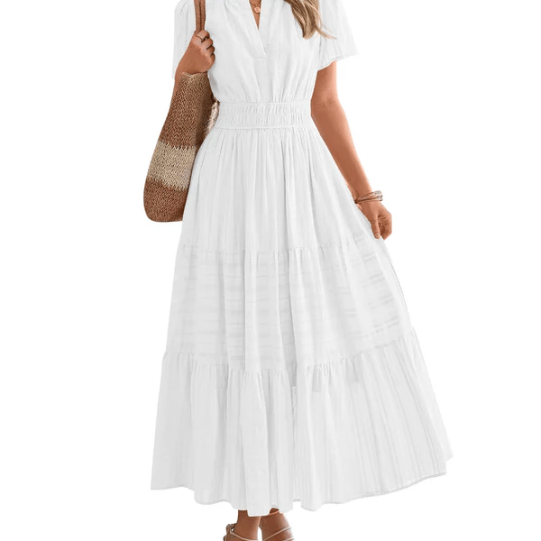 Carla™ | Vestido Boho Elegante, Confortável e Ideal para Dias Quentes - | Benedita Lisboa