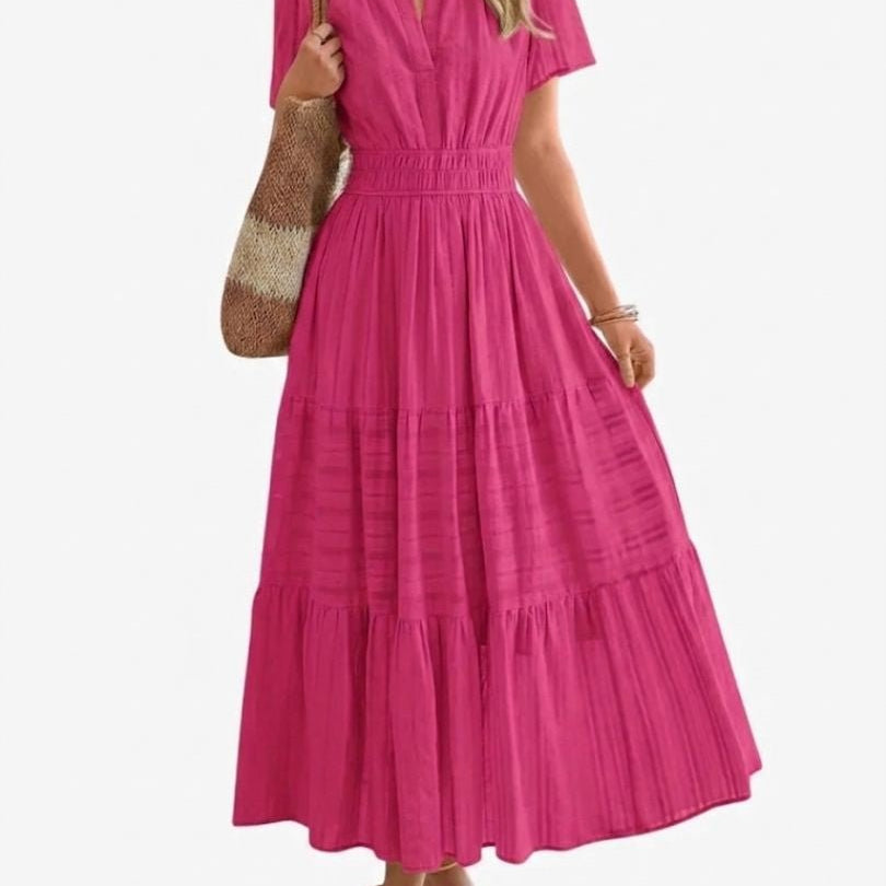 Carla™ | Vestido Boho Elegante, Confortável e Ideal para Dias Quentes - | Benedita Lisboa
