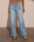 Carlota™ | Jeans Cintura Alta Perna Larga - 0 | Benedita Lisboa