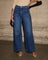 Carlota™ | Jeans Cintura Alta Perna Larga - 0 | Benedita Lisboa