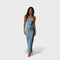 Carmen™ | Vestido de cetim sem mangas - | Benedita Lisboa