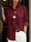 Carmo™ | Blusa de Gola Alta com Botões - TOP | Benedita Lisboa