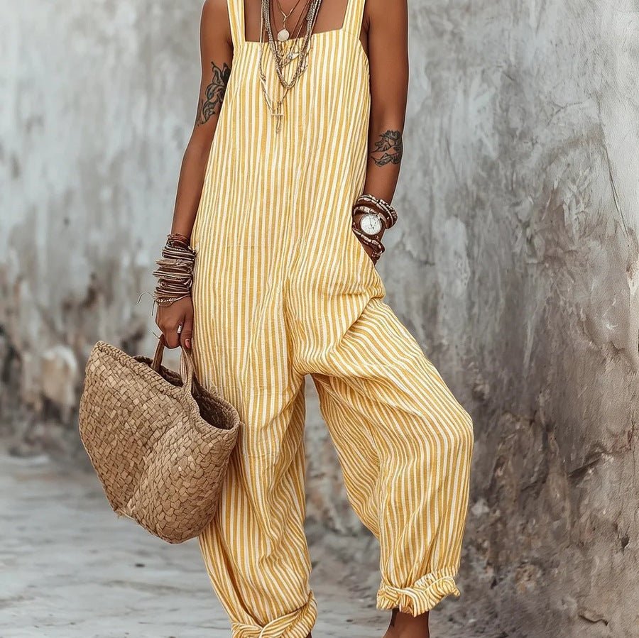 Carmo™ | Macacão Boho Renda Versátil e Confortável - | Benedita Lisboa