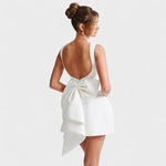 Carrie™ | Mini vestido com fita de pérolas - | Benedita Lisboa