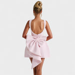 Carrie™ | Mini vestido com fita de pérolas - | Benedita Lisboa