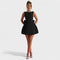 Carrie™ | Mini vestido com fita de pérolas - | Benedita Lisboa