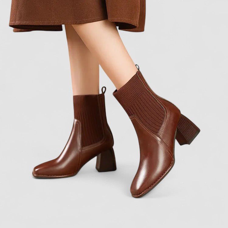 Catia™ | Botas com plataforma elegantes - | Benedita Lisboa