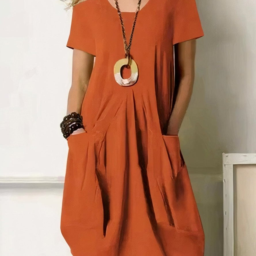 Cátia | Vestido Casual Confortável e Simples - Default | Benedita Lisboa