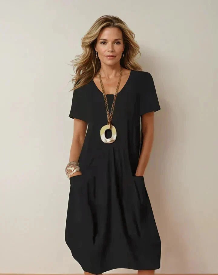 Cátia | Vestido Casual Confortável e Simples - Default | Benedita Lisboa
