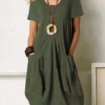 Cátia | Vestido Casual Confortável e Simples - Default | Benedita Lisboa