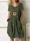 Cátia | Vestido Casual Confortável e Simples - Default | Benedita Lisboa