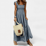 Cecília™ | Vestido Longo Estampado Perfeito para o Verão - | Benedita Lisboa