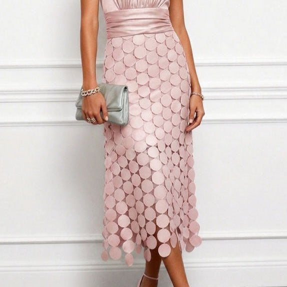 Celine | Elegant Midi Dress For Ceremonies - | Benedita Lisboa