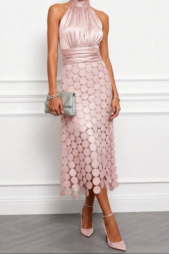 Celine | Elegant Midi Dress For Ceremonies - | Benedita Lisboa